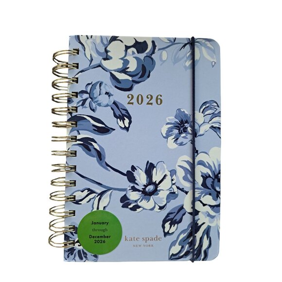 Kate Spade New York Daily Hardcover 2026 Planner Floral Toile Weekly & Monthly - Picture 1 of 8